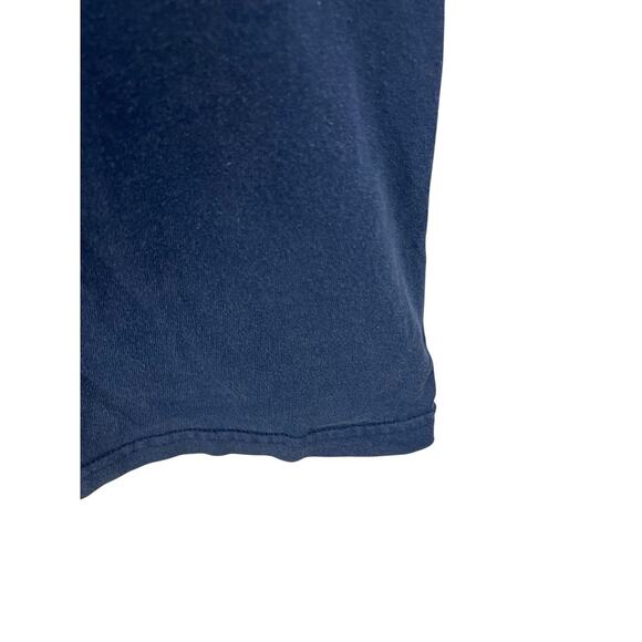 ESPN Sports Eat Sleep Watch Y2k Cotton T Shirt Medium Blue Sportswear Fan Dad - Picture 3 of 6